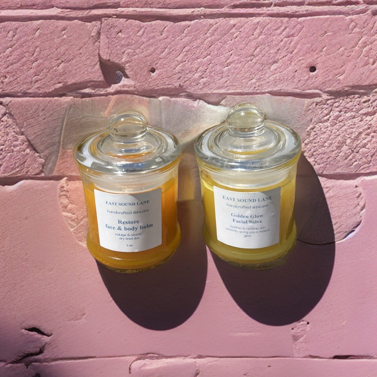 Bundle- Golden Glow Facial Salve & Restore face & body salve