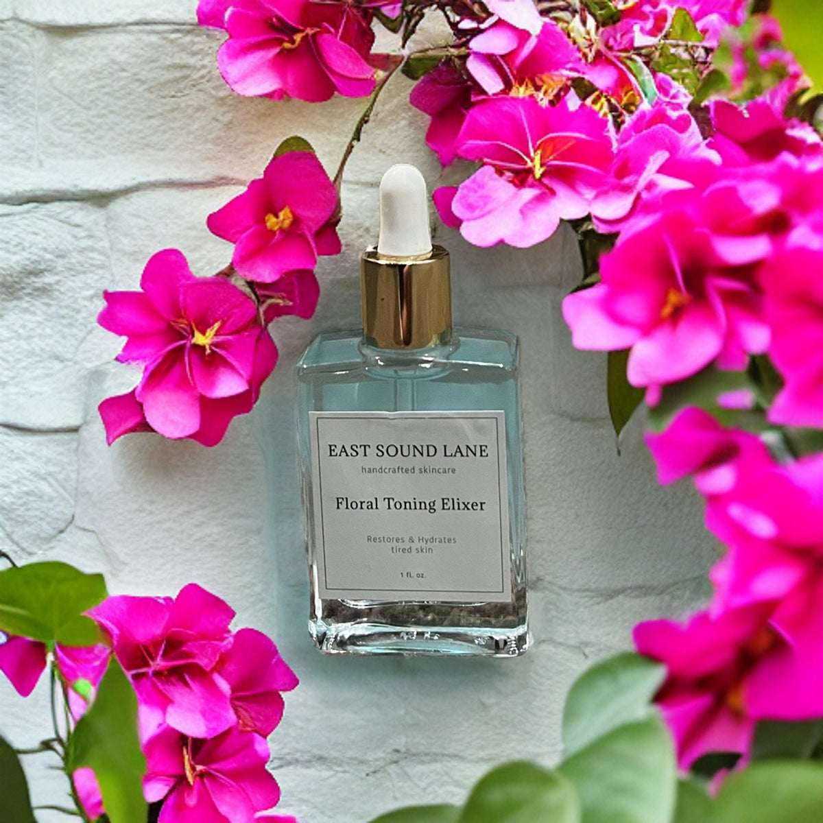 Floral Toning Elixir with Copper, Rose & Hyaluronic Acid