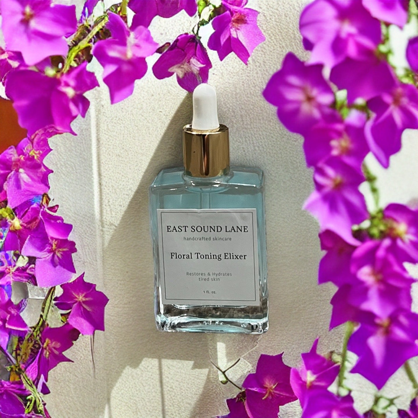 Floral Toning Elixir with Copper, Rose & Hyaluronic Acid