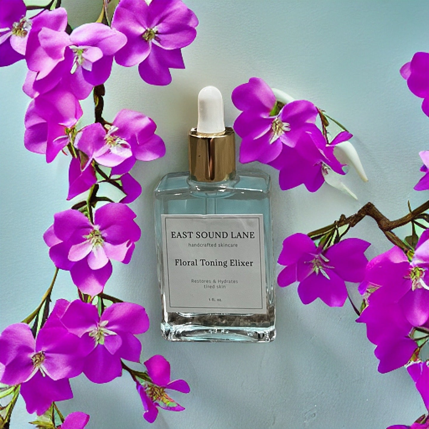 Floral Toning Elixir with Copper, Rose & Hyaluronic Acid