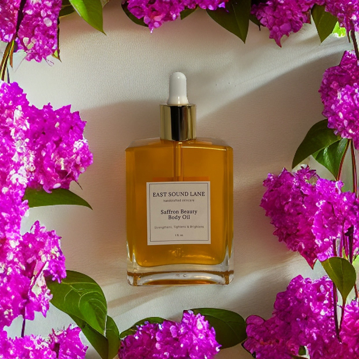 Saffron Brighten and Firm Beauty Body Oil
